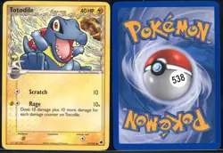 Totodile 67/101 Common Dragon Frontiers Pokemon NM - Image 1