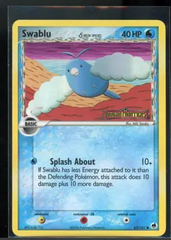 Swablu 65/101 Reverse Holo Common Dragon Frontiers Pokemon NM - Image 2