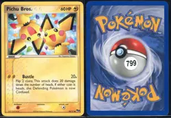 Pichu Bros. 16/17 Common POP Series 3 Pokemon NM - Image 1