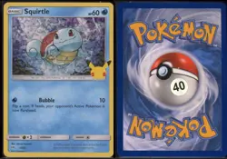 Squirtle 17/25 Holo McDonald's Collection 2021 Pokemon NM - Image 1