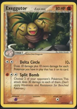 Exeggutor 41/110 Uncommon Holon Phantoms Pokemon NM - Image 2