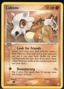 Cubone 51/109 Common Team Rocket Returns Pokemon NM - Image 2