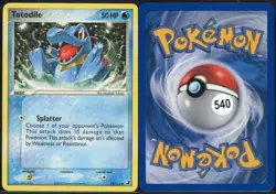 Totodile 78/115 Common Unseen Forces Pokemon NM - Image 1
