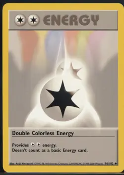 Double Colorless Energy 96/102 Uncommon Base Set 1999-2000 (4th Edition) Pokemon - Image 2