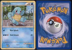 Squirtle 63/95 Common HGSS Unleashed Pokemon NM - Image 1