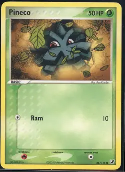 Pineco 66/115 Common Unseen Forces Pokemon NM - Image 2