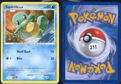 Squirtle 96/127 Common Platinum Pokemon NM - Image 1