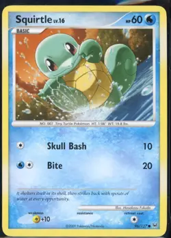 Squirtle 96/127 Common Platinum Pokemon NM - Image 2