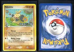 Makuhita 65/107 Reverse Holo Common Deoxys Pokemon NM - Image 1