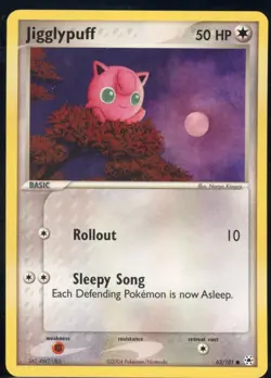 Jigglypuff 63/101 Common Hidden Legends Pokemon NM - Image 2