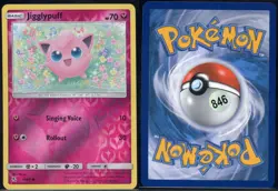 Jigglypuff 41/68 Reverse Holo Common Hidden Fates Pokemon NM - Image 1