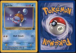 Squirtle 68/82 Common Team Rocket Pokemon LP - Image 1