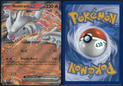 Reshiram ex 020/086 Double Rare White Flare Pokemon NM - Image 1