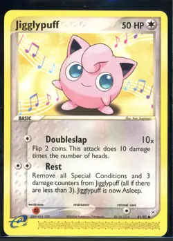 Jigglypuff 041/95 Common Team Magma vs Team Aqua Pokemon NM - Image 2