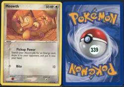 Meowth 077/113 Common Delta Species Pokemon NM - Image 1