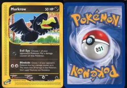 Murkrow 79/144 Common Skyridge Pokemon NM - Image 1