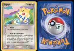 Togepi 50/109 Uncommon Team Rocket Returns Pokemon NM - Image 1