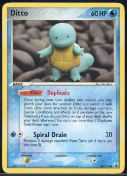 Ditto 64/113 Common Delta Species Pokemon NM - Image 2