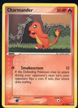 Charmander 48/108 Common Power Keepers Pokemon NM - Image 2