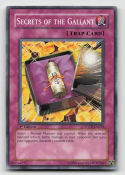 Yugioh Secrets of the Gallant Common FOTB-EN054 NM - Image 1
