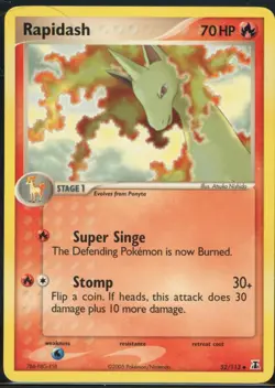 Rapidash 52/113 Uncommon Delta Species Pokemon NM - Image 2