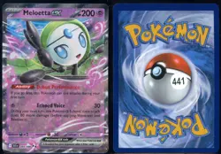 Meloetta ex 044/086 Double Rare Black Bolt Pokemon NM - Image 1