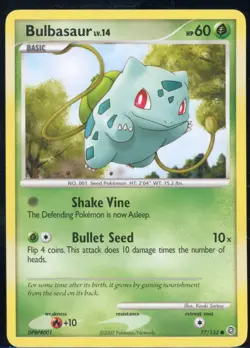 Bulbasaur 77/132 Common Secret Wonders Pokemon NM - Image 2