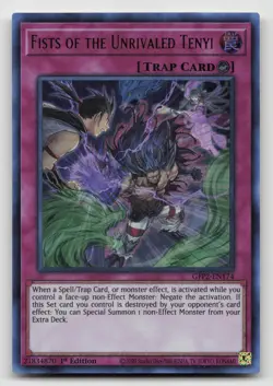 Yugioh Fists of the Unrivaled Tenyi Ultra Rare GFP2-EN174 NM - Image 1