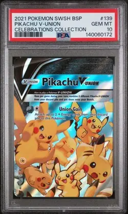 Pikachu V SWSH139 PSA 10 Pokemon Sword & Shield Promo - Image 1