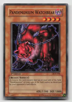 Yugioh Pandemonium Watchbear Common DCR-058 NM - Image 1