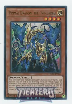 Yugioh Primal Dragon, the Primordial GFP2-EN036 Ultra Rare 1st Edition Near Mint - Image 1