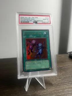 PSA 10 Delinquent Duo 1st Edition MRL-039 Magic Ruler Yu-Gi-Oh! 2002 - Image 1