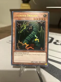 Yu-Gi-Oh! TCG Thunder Dragon LCKC-EN067 1st Edition Secret Rare - Image 1