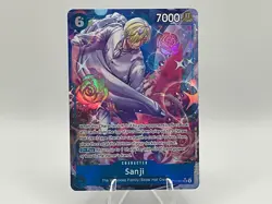 One Piece Sanji OP11-051 SR Alt Art Holo A Fist of Divine Speed Super Rare TCG - Image 1