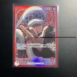 Trafalgar Law Leader Alt Art OP14-001 Azure Seas Seven OP14 One Piece Japanese - Image 1