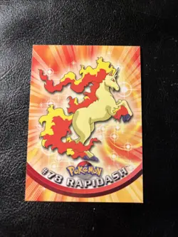 2000 Pokemon RAPIDASH #78 [Non-Holo] Topps Blue Logo - Image 1
