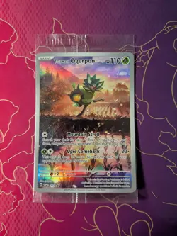Teal Mask Ogerpon SVP123 - Black Star Promo - Pokemon card - scarlet & violet - Image 1