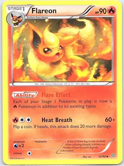 Flareon 13/98 Non Holo XY - Ancient Origins - Pokemon Card - NM - Image 1