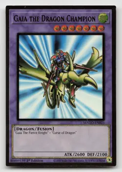 Yugioh Gaia the Dragon Champion Premium Gold Rare MAGO-EN025 NM - Image 1