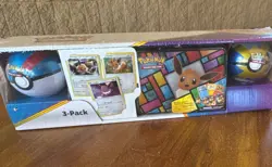 Pokemon Eevee 3-Pack Tin Lot Trading Card Game Collectible - Image 1