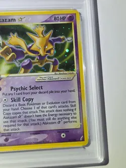 Alakazam Gold Star 2006 Pokemon TCG Holo Rare Card 99/100 DOUBLE SWIRL! - Image 3