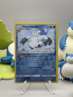 Abomasnow 38/156 Rare Reverse Holo Card SM - Ultra Prism Pokemon TCG - Image 1