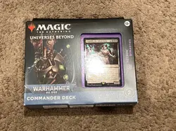 MTG Universes Beyond: Warhammer 40K Necron Dynasties Commander Deck New - Image 1