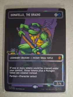 WotC Commander: Teenage Mutan Donatello Brains (0085) (Borderless) (Surge NM - Image 1