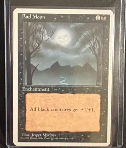 Bad Moon 1995 Core Set 4th Edition Regular MTG - Image 1