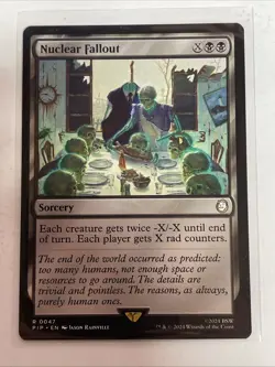 MTG Nuclear Fallout Fallout Commander #47 Rare - Image 1