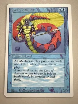 Lord of Atlantis - MTG - REVISED (3rd) - ENGLISCH - ©1994 Mint RARE - Image 1