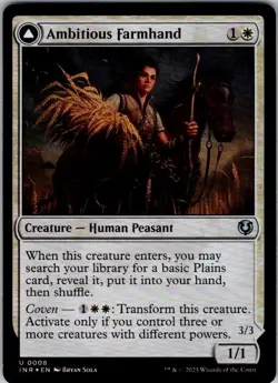 Magic | INR | Ambitious Farmhand | 8 | Foil | NM - Image 1