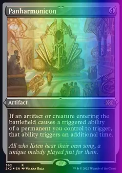 MTG Magic the Gathering Panharmonicon (562/686) Double Masters 2022 LP FOIL - Image 1