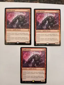 MTG Goblin Goon Jumpstart 326 Regular Rare NM X3 - Image 1